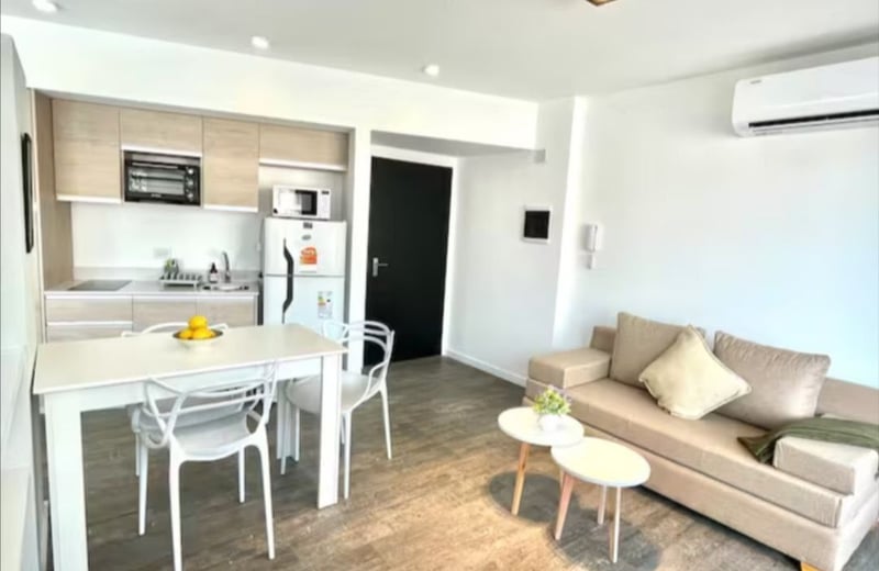 Vermietung eines stilvollen Studios im Stadtteil Las Cañitas, Buenos Aires, Argentinien